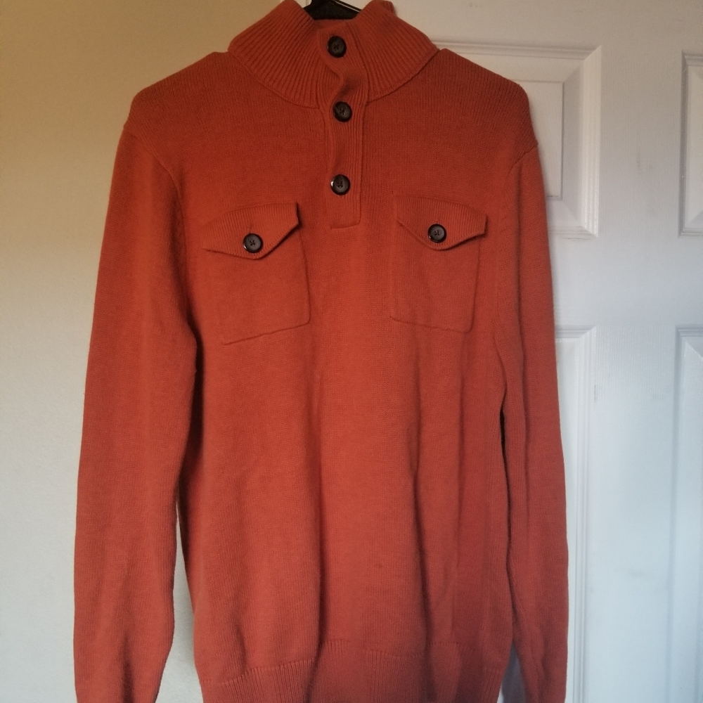 Banana republic burnt orange sweatshirt